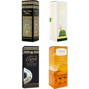 Kabe Örtüsü Kokusu Medine Ravza Kokusu Hacerül Esved Kokusu ve Uhud Kokusu Sprey 400 Ml.