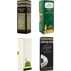 Kabe Örtüsü Kokusu Mescidi Aksa Kokusu Medine Ravza Kokusu ve Hacerül Esved Kokusu Sprey 400 Ml.
