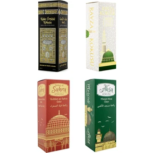 Kabe Örtüsü Kokusu Medine Ravza Kokusu Kubbetül Sahra Kokusu ve Mescidi Aksa Kokusu Sprey 400 Ml.