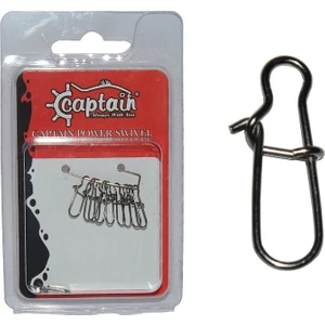 5015 Sahte Balık Klipsi Snap Inox 10&#039;LU Paket Black Nikel