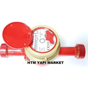 Uzun Sıcak Su Saati - Su Sayacı 3/4" 190 mm Dn 20