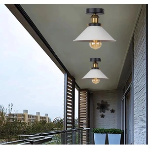 Retro Metal Tekli Tavan Avize Çap: 23CM