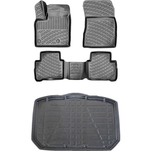 Nissan Qashqai 2022+ 3D Paspas ve Alt Bagaj Seti Bizymo