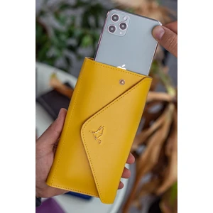 Envelope Telefon ve Bozuk Para Bölmeli Zarf Model Kadın Cüzdan