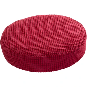 Sıkı Tabure Kapak Dia 28-38 cm Toz Geçirmez Yıkanabilir Koltuk Kapağı Otel Kullanımı Kırmızı (Yurt Dışından)