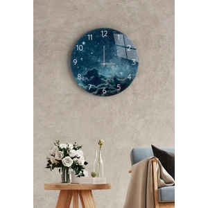 Duvar Saati - Cam - Sessiz Akar - Model 12 Çap 37
