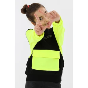 Cansın Mini Kız Çocuk Oversize Cepli Sweatshirt 9-14 Yaş 13997