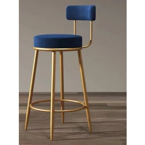 J&S Quality Yeni Model, Şık Tasarım Krom Kaplama 65 cm Bar Sandalyesi.