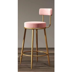 J&S Quality Yeni Model, Şık Tasarım Krom Kaplama 65 cm Bar Sandalyesi.