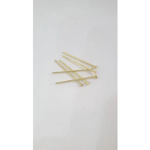 Ada Avize Altın Rengi Metal Iğne Avize ve Perde Octagon Bağlama Iğnesi 50 Adet(30 Mm)