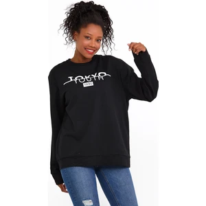 Süperlife Bisiklet Yaka Tokya Baskılı Sweat SPR22SWK134