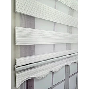 Pliseli Zebra Stor Perde Sert Plastik Kasalı