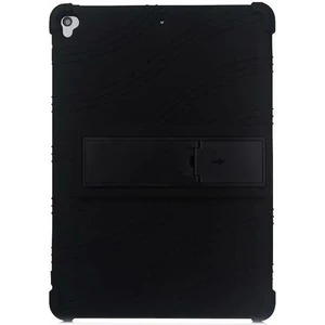 iPad 9.nesil 2021 10.2 Inch Standlı Silikon Kılıf - Siyah