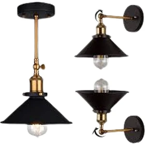 Retro,vintage  Tavan-Duvar 1xe27 duylu Hareketli Başlık aplik,armatur ÇAP:23CM