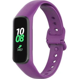 Samsung Galaxy Fit2 Bileklik Kayışı Termoplastik Kordon Cordfit Mor