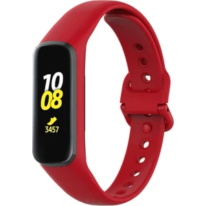 Samsung Galaxy Fit2 Bileklik Kayışı Termoplastik Kordon Cordfit Kırmızı
