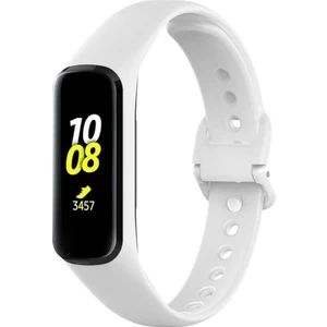 Samsung Galaxy Fit2 Bileklik Kayışı Termoplastik Kordon Cordfit Beyaz