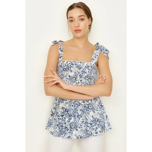 Select Moda Kadın Gipe Detaylı Bluz