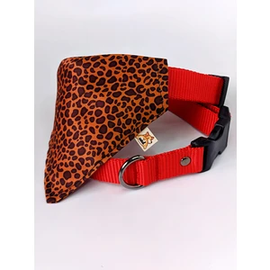 Utd Pet Leopard Fularlı Köpek Boyun Tasması