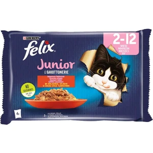 Multipack Sığır ve Tavuk Etli Yavru Kedi Yaş Maması 4X85GR