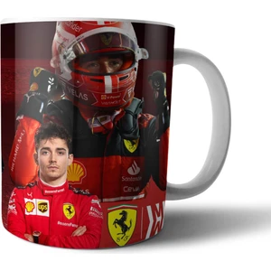 Charles Leclerc Formula 1 Ferrari Kupa Bardak Model 1