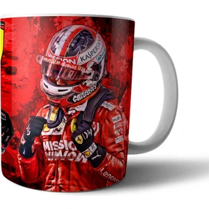Charles Leclerc Formula 1 Ferrari Kupa Bardak Model 2