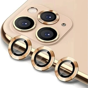 Hepsi Aksesuar Apple iPhone 13 Pro/13 Promax Uyumlu Kamera Lens Koruyucu Yuvarlak Temperli Cam Koruma