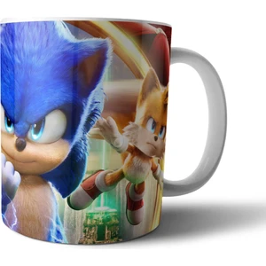 Sonic 2 - The Hedgehog Kirpi  Kupa Bardak Model 2