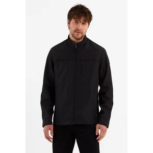 Yeni Sezon Erkek Siyah İki İç Cepli Su Ve Rüzgar Geçirmez Mevsimlik&Yazlık Mont