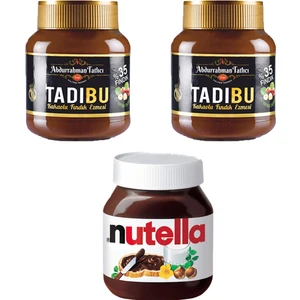 Abdurrahman Tatlıcı Tadıbu 2 x 330 gr + Nutella 400 gr