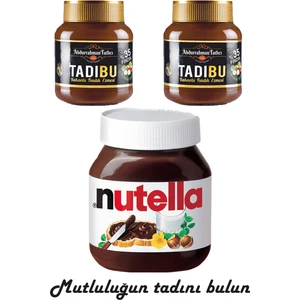 Abdurrahman Tatlıcı Tadıbu 2 x 330 gr + Nutella 750 gr