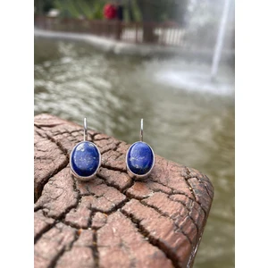 Nsa Silver Lapis Lazuli Taşlı Gümüş Küpe 925 Ayar
