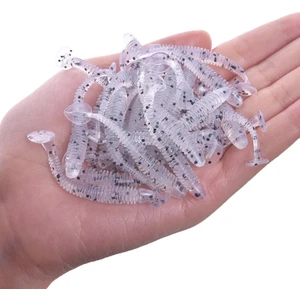 4,8 cm - 10 Adet Yapay Silikon Yumuşak Sahte Solucan Balık Yemi