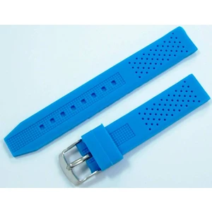 Ezgi Elektronik 20MM Mavi Silikon Saat Kordonu Gök Mavi Saat Kayışı Toz Tutmaz