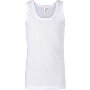 6 Adet Beyaz Renk Ribana Çocuk Atlet