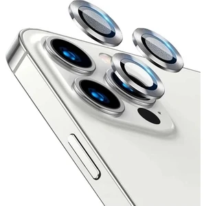 Hepsi Aksesuar Apple iPhone 13 / 13 Mini Uyumlu Kamera Lens Koruyucu Yuvarlak Temperli Cam Koruma