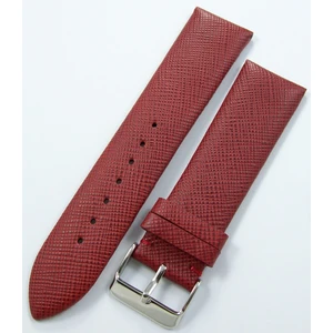 Ezgi Elektronik Bizon Bordo Deri Saat Kordonu 20MM Dikişsiz Klasik Saat Kayış