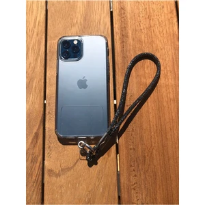 Swaroski Taşlı Janjanlı Tam Tur Telefon El Askısı Gri