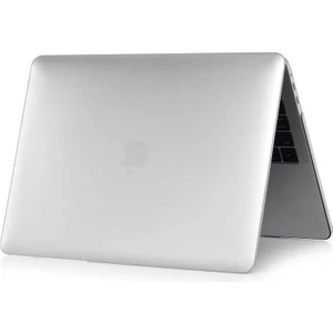 Macbook 13.3' Air 2020 A1932/A2179/A2337 Şeffaf Sert Koruma Kapağı Hava Kanallı Msofty