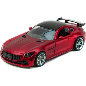 Oyuncak Metal Mercedes Gtr Kırmızı Çek Bırak 12 cm