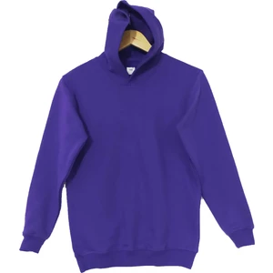 Raf Coll çoçuk Örme Mor Kapüşonlu Sweatshirt Iki Iplik Içi Şardonlu