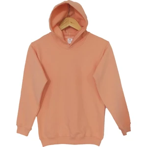 Raf Coll çoçuk Örme Pudra Kapüşonlu Sweatshirt Iki Iplik Içi Şardonlu