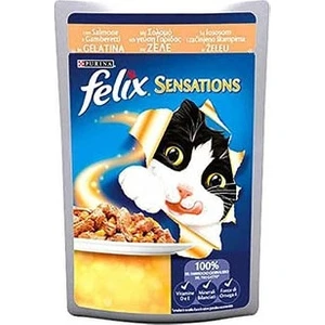 Sensation Somon & Karidesli Kedi Yaş Mama 85 gr x 26 Adet