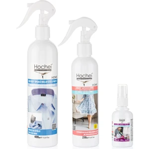 I kolay Ütü-Antistatik-Ütüsüz Ütü 3' Lü Sprey Ürün Seti Paket-3 ( 400 ml-250 ml-70 ml )