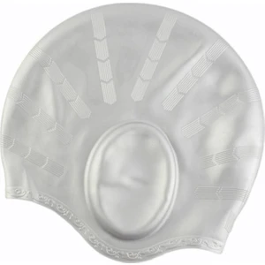 Silikon Kulak Korumalı Su Geçirmez Yüzme Bonesi (Gümüş) (Yurt Dışından)