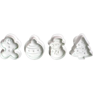 Pastry Planet Yılbaşı Temalı 4'lü Basmalı Kopat