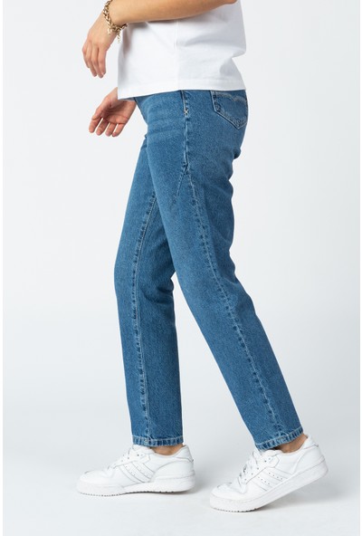 Vigoss Jeans Kadın Mom Fit Pantolon S-23433-00374