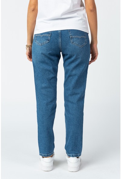 Vigoss Jeans Kadın Mom Fit Pantolon S-23433-00374