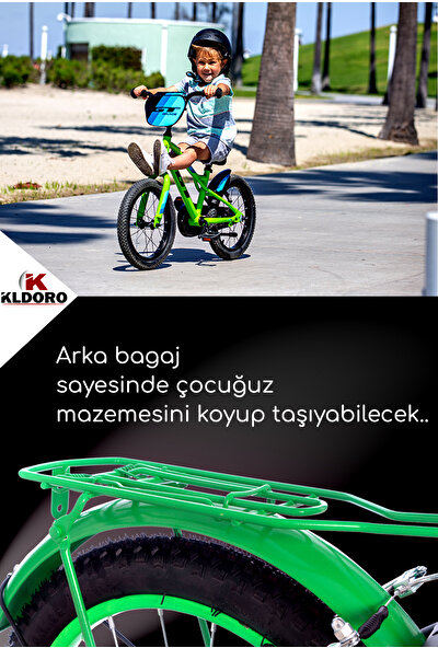 Kldoro KD-20300 Çelik Kadro 20 Jant Bisiklet Bagajlı Erkek Çocuk Bisikleti