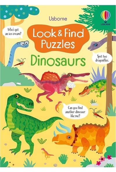 Look And Fınd Puzzles: Dınosaurs